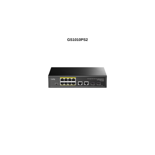 8-Port Gigabit PoE+ Switch with 2 Gigabit Uplink