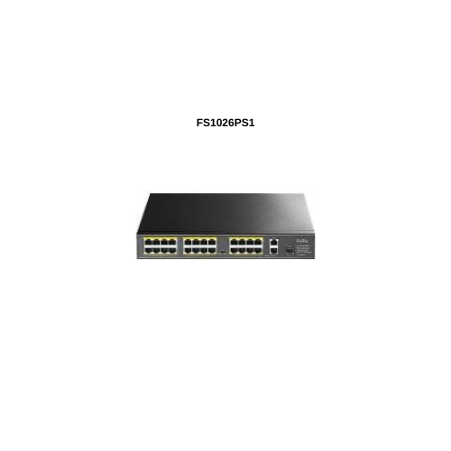 24-Port 10/100M PoE+ Switch 2 Gigabi