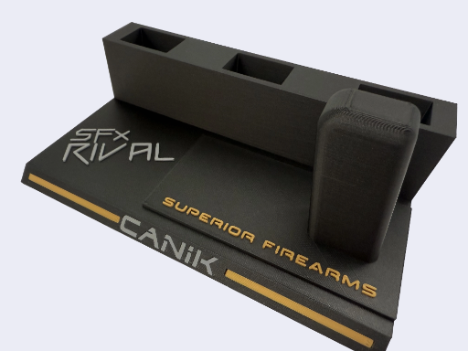 Canik SFX Rival Pistol Stand w/ 3 Mag Holder
