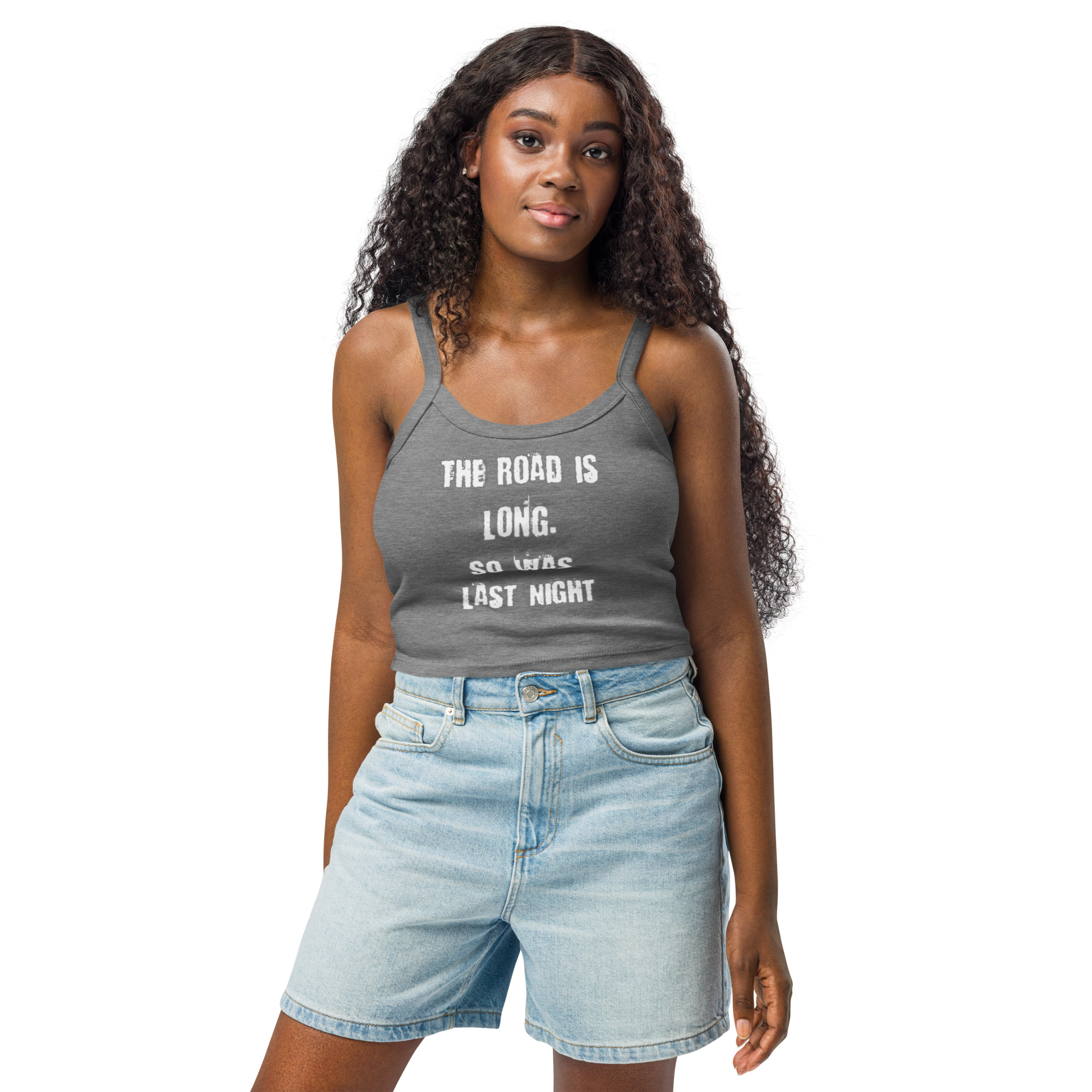 The Road Was Long Road Crew Tank Top