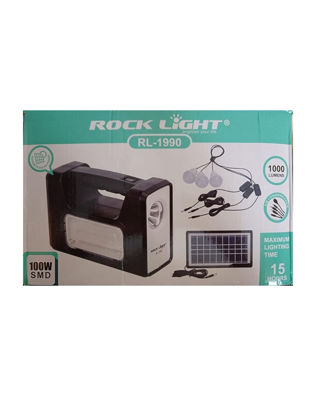 Rock Light Solar Emergency Light