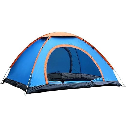 Camping Tent Single Layer 3+1 P