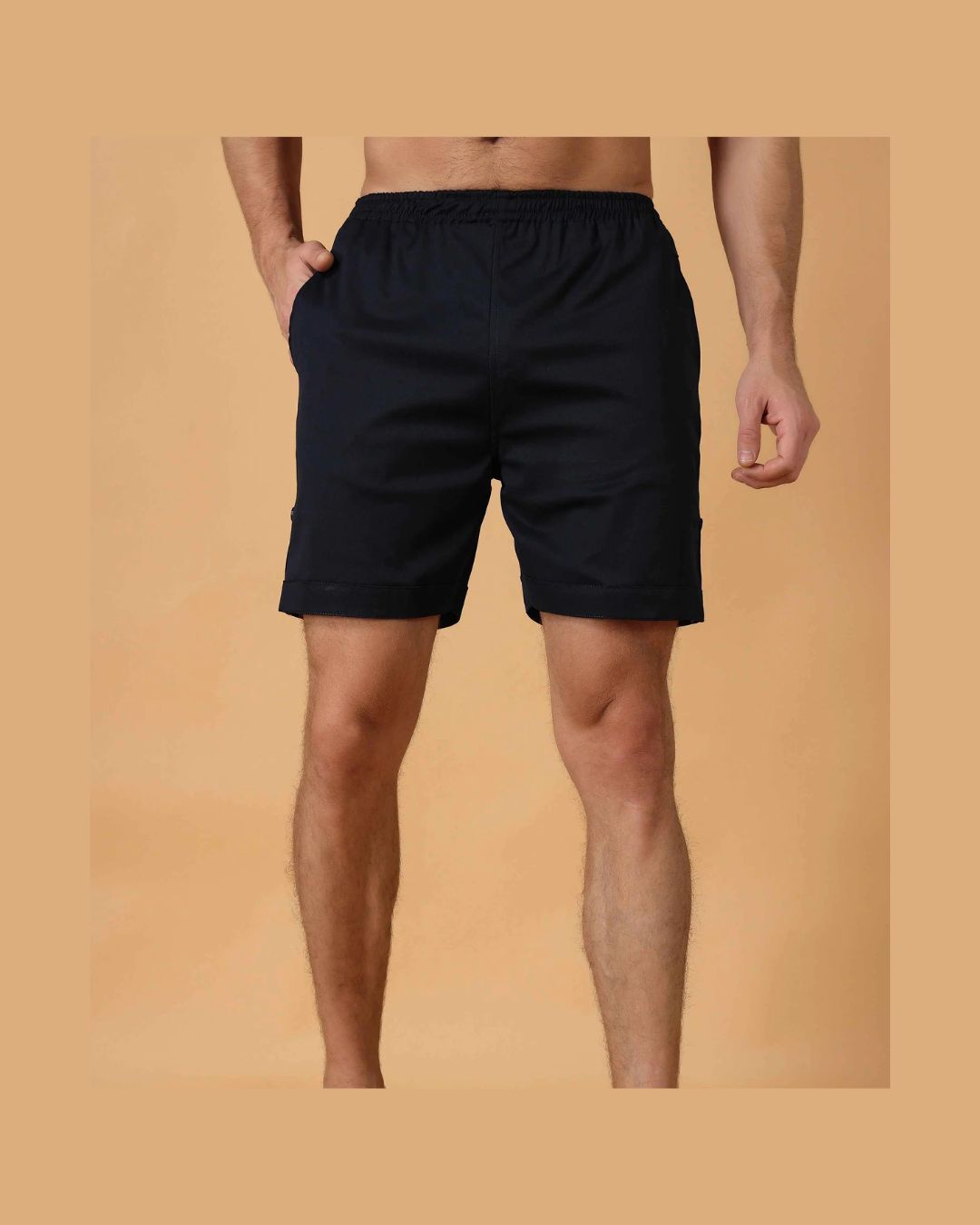 Travel Lycra Shorts Black Baton