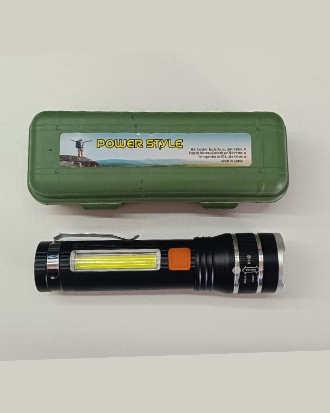 Power Style Rechargeable LED Flashlight