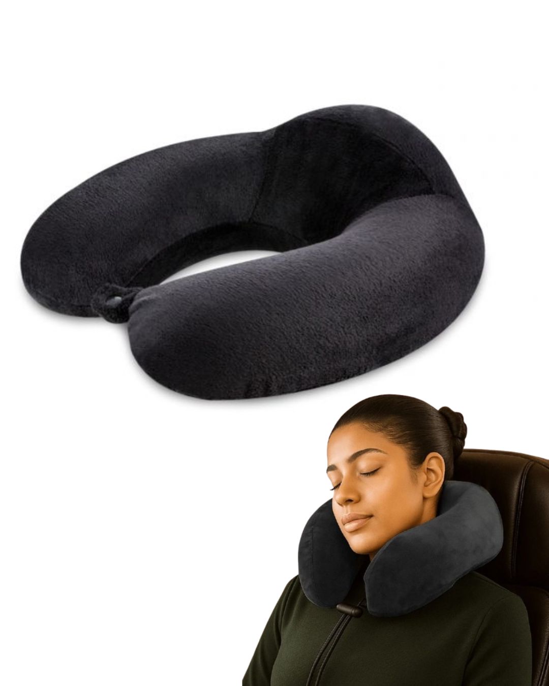 Memory Foam Travel Neck Pillow