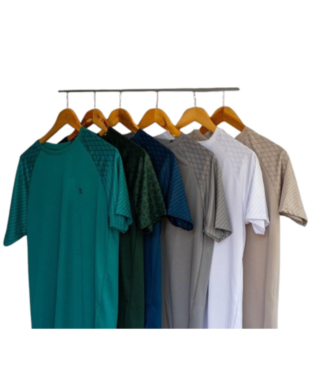 Round Neck T-Shirts Black Baton