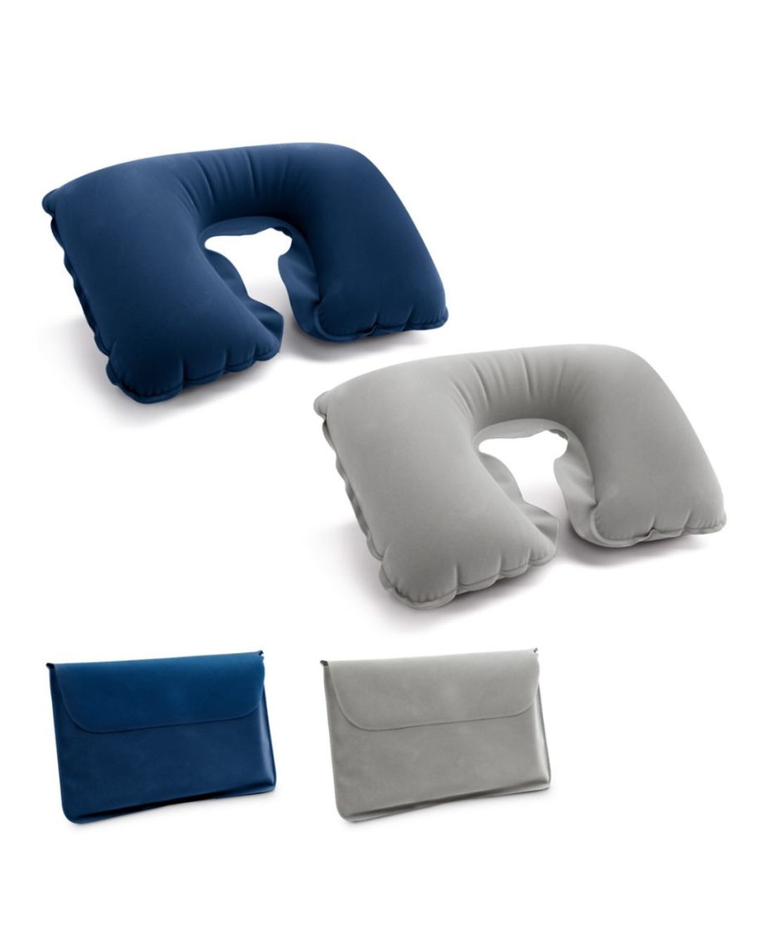 Inflatable neck pillow