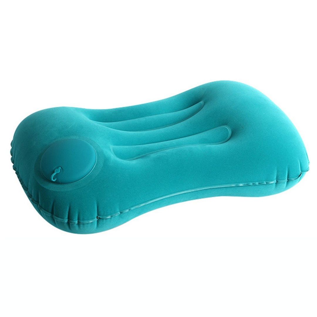 Inflatable Travel Pillow built-in pump