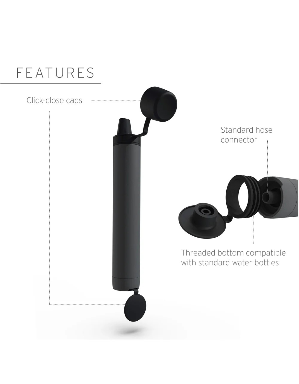 LifeStraw Personal Water Filter Peak Series