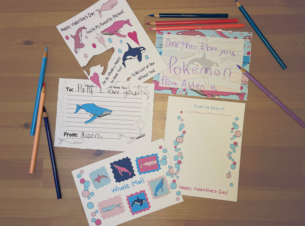 "I Whale Always Love You" Valentine's Day Penpal Kit (Digital Download)