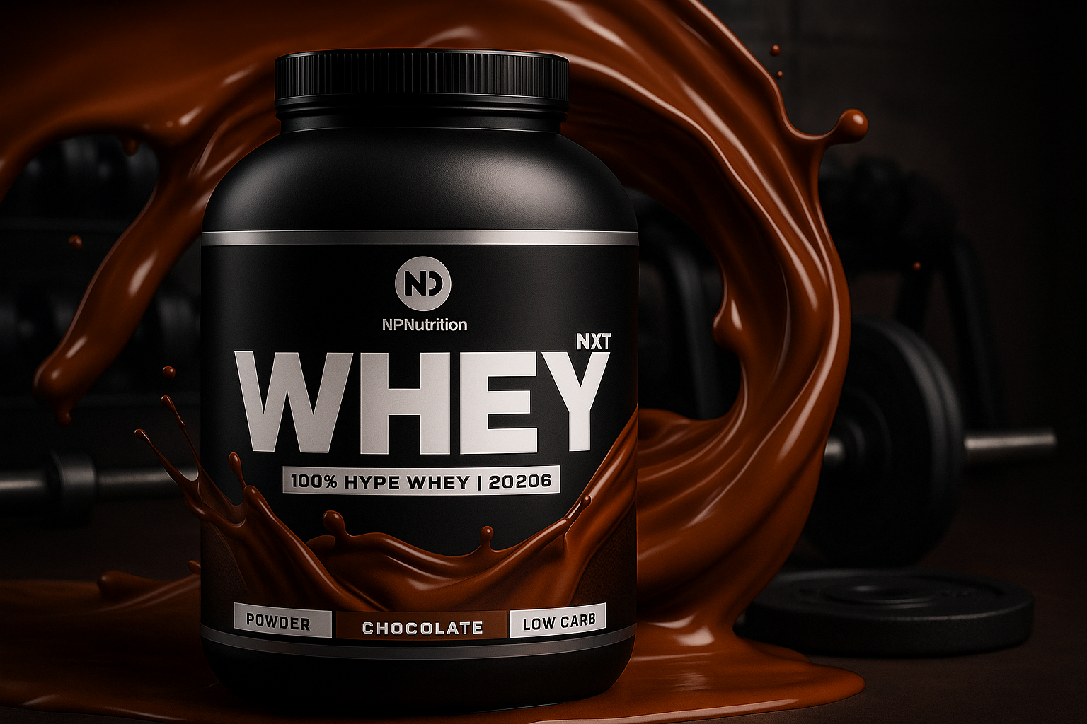 NPNutrition Whey NXT – Premium Chocolate Whey Protein (Low Carb, 2020g)