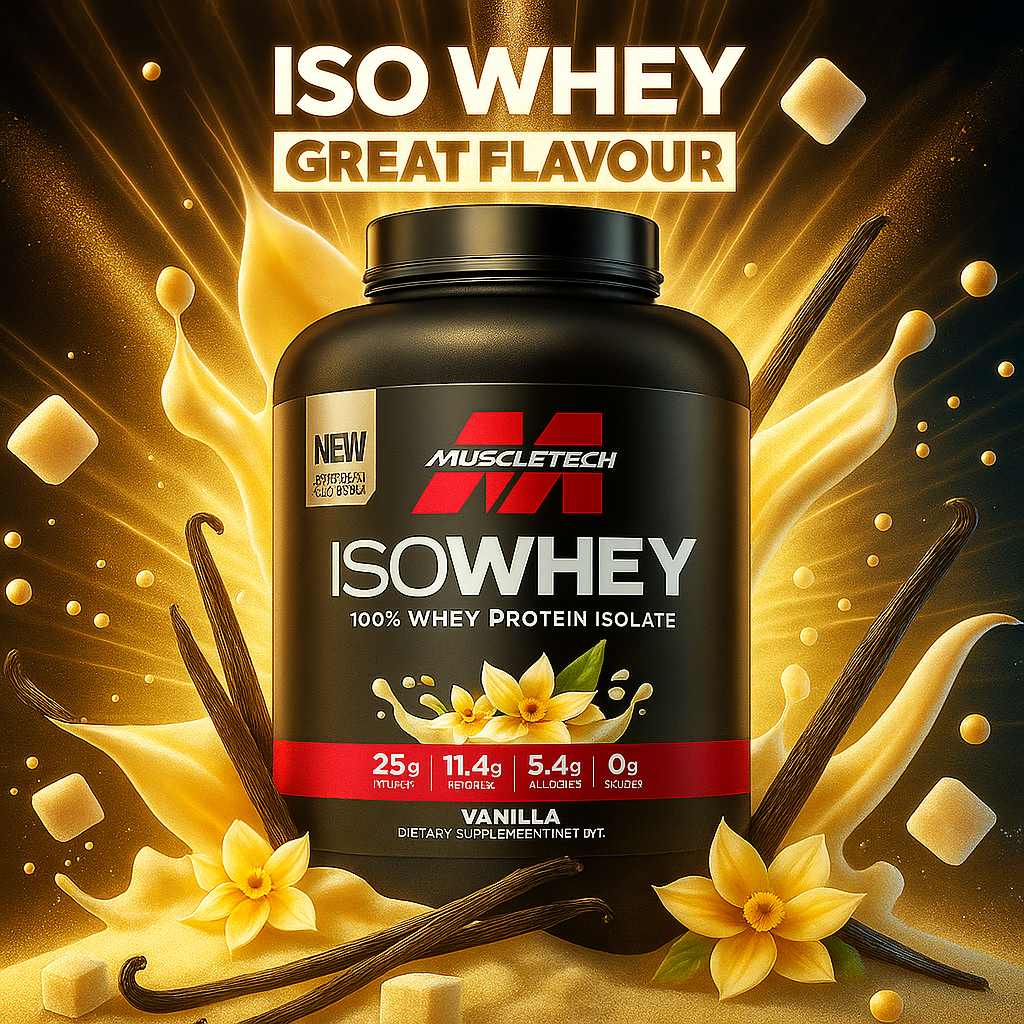 Muscletech- Iso Whey Vanilla (Original) ©