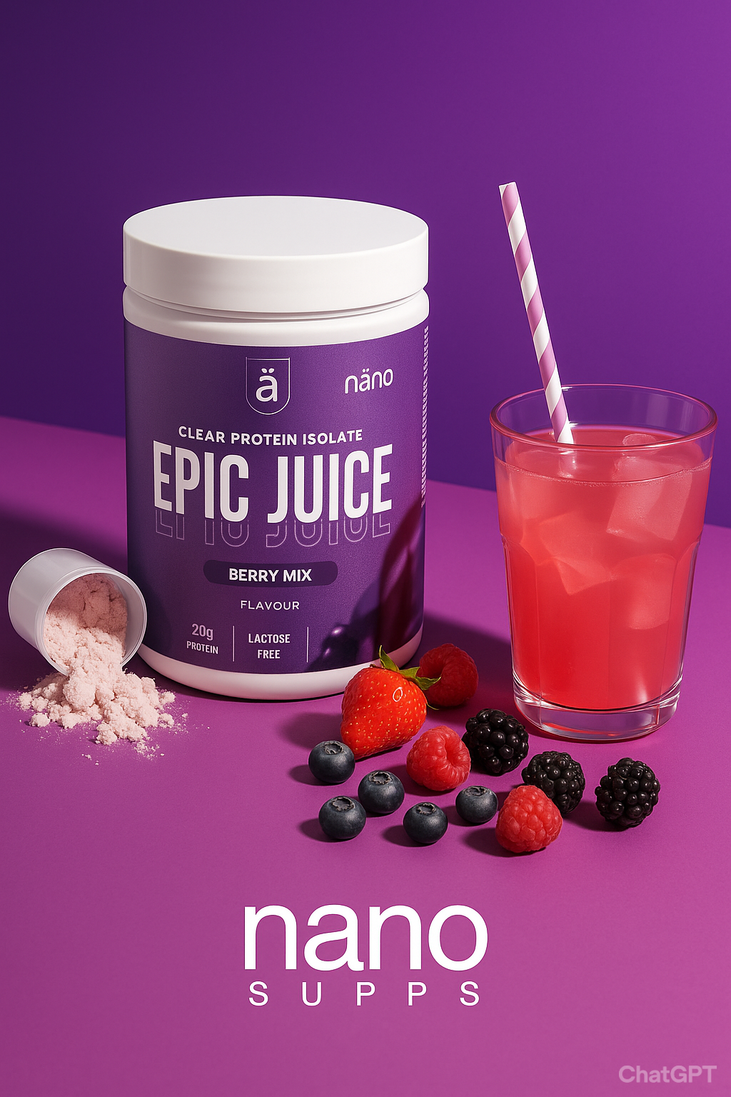 Nano Epic Protein Isolate – Berry Mix