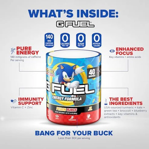  G Fuel Energy Formula - Game-Changing Focus & Performance
