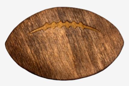 Wooden Football Coaster