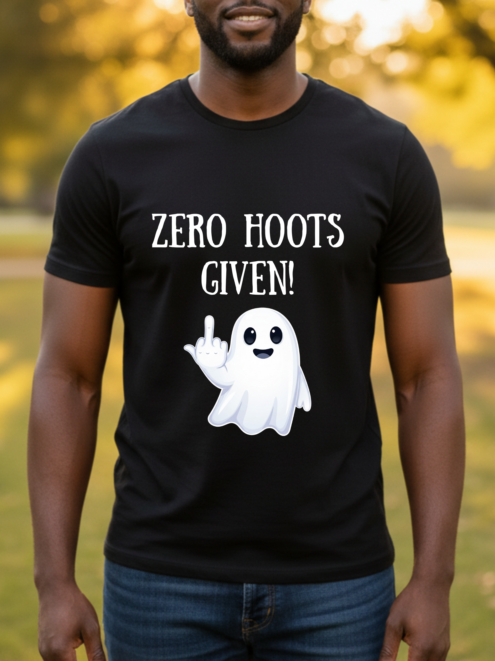 Zero Hoots Given Ghost T-Shirt