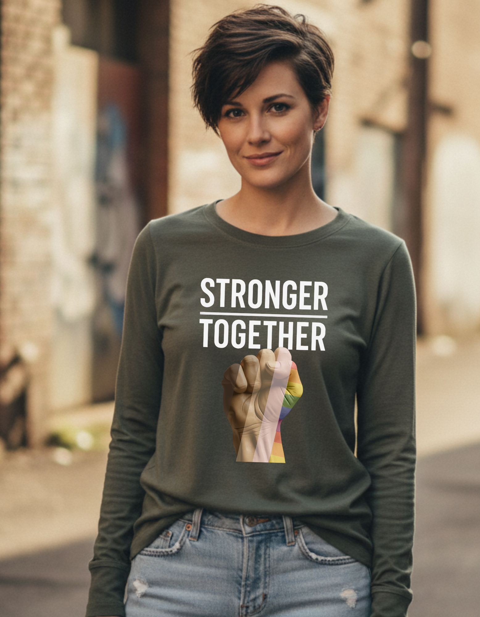 Stronger Together Graphic T-Shirt