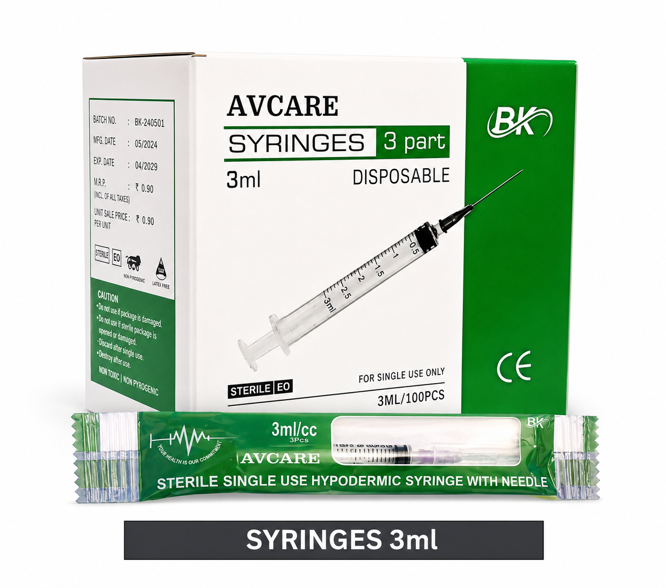 AVCARE Disposable Syringe