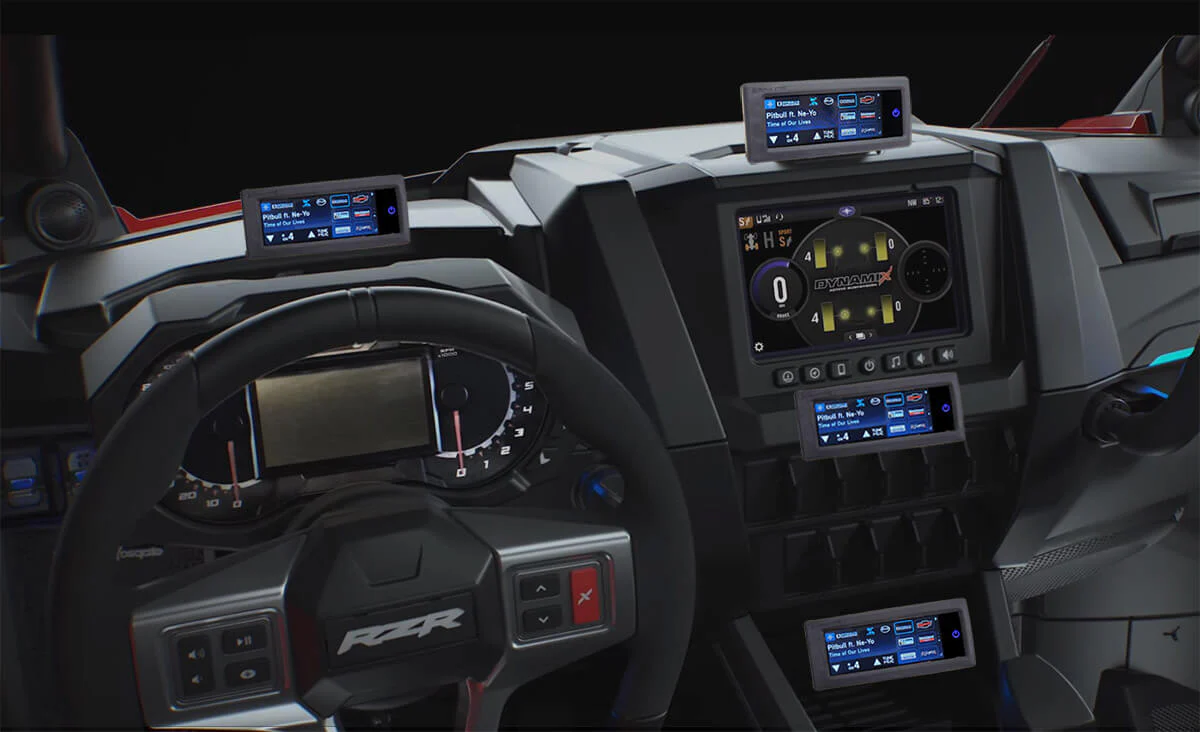 SiriusXM Radio UTV Installation Kit with Touch Screen Controller