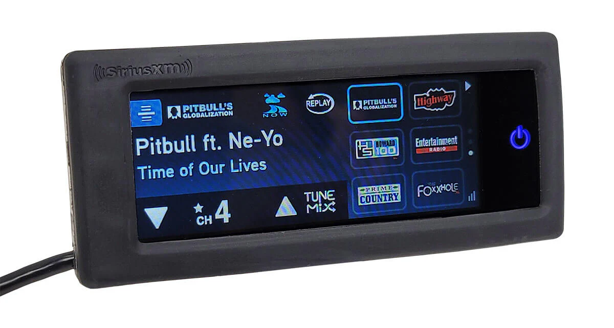 SiriusXM Radio UTV Installation Kit with Touch Screen Controller