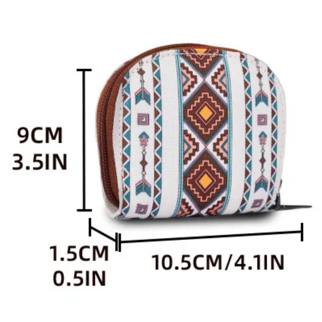 Monedero Bohemio Compacto Premium - El Accesorio Esencial para Cada Momento