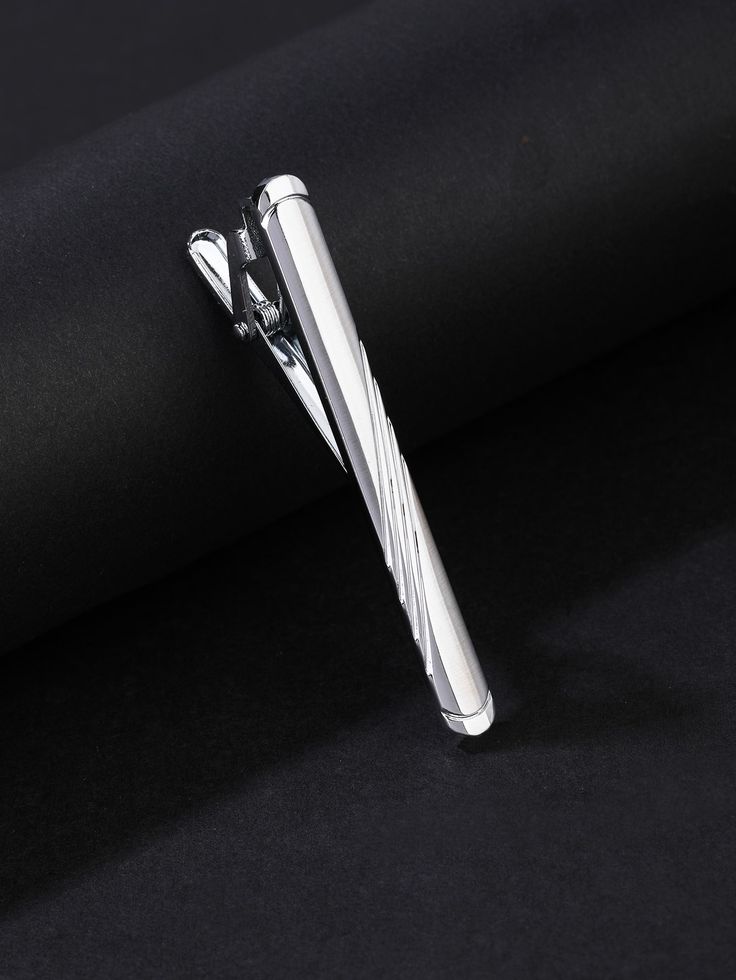 Silver Tie Clip