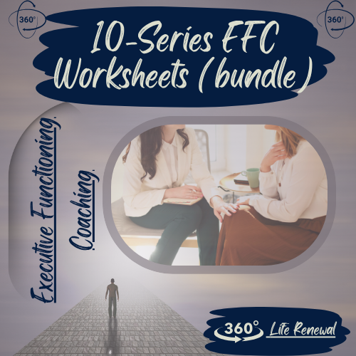 10-Series Effective Functioning Coaching Worksheets (Bundle)