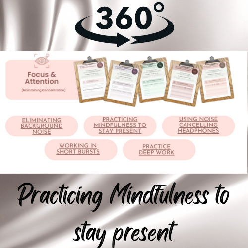 Practicing Mindfulness to stay present