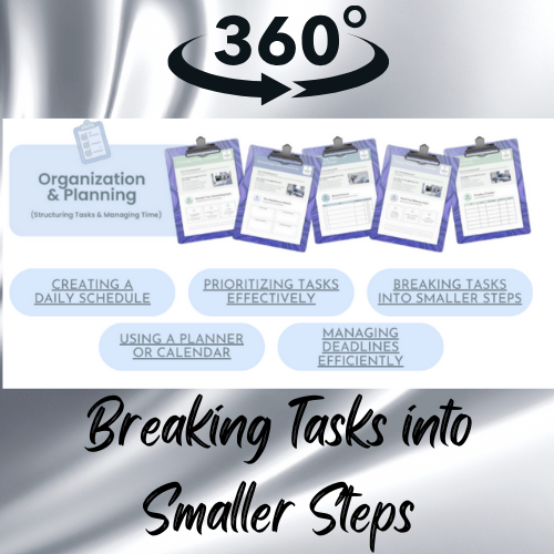 Breaking tasks into smaller steps