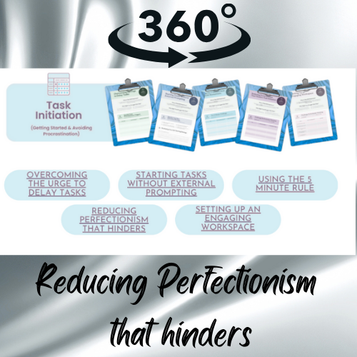 Reducing Perfectionism that hinders