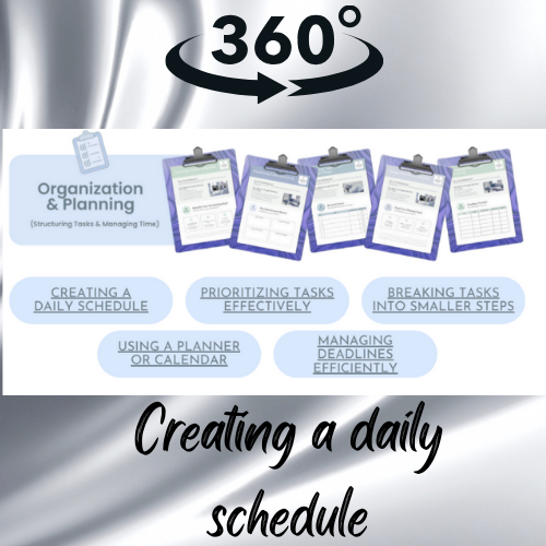 Creating a Daily Schedule