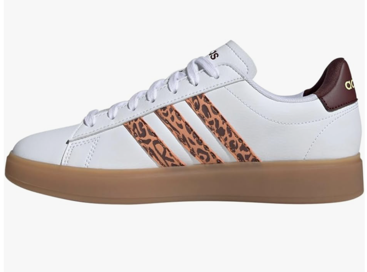 adidas Women's Grand Court 2.0 Tennis Shoe Copper/Gum