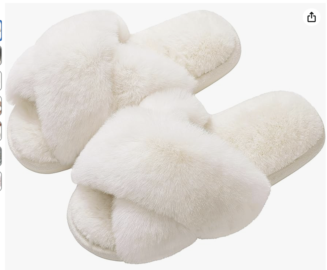 Women's Fuzzy Slippers