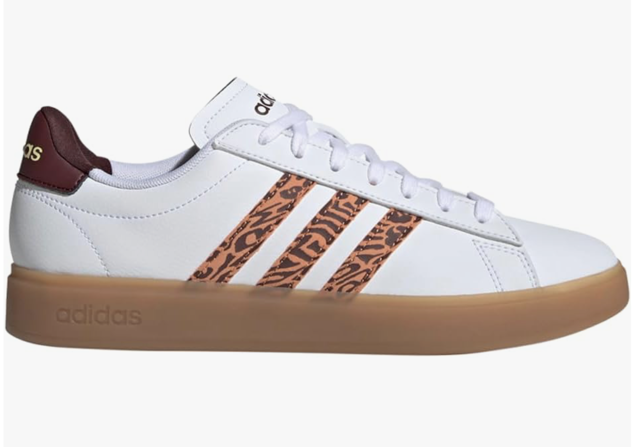 adidas Women's Grand Court 2.0 Tennis Shoe Copper/Gum