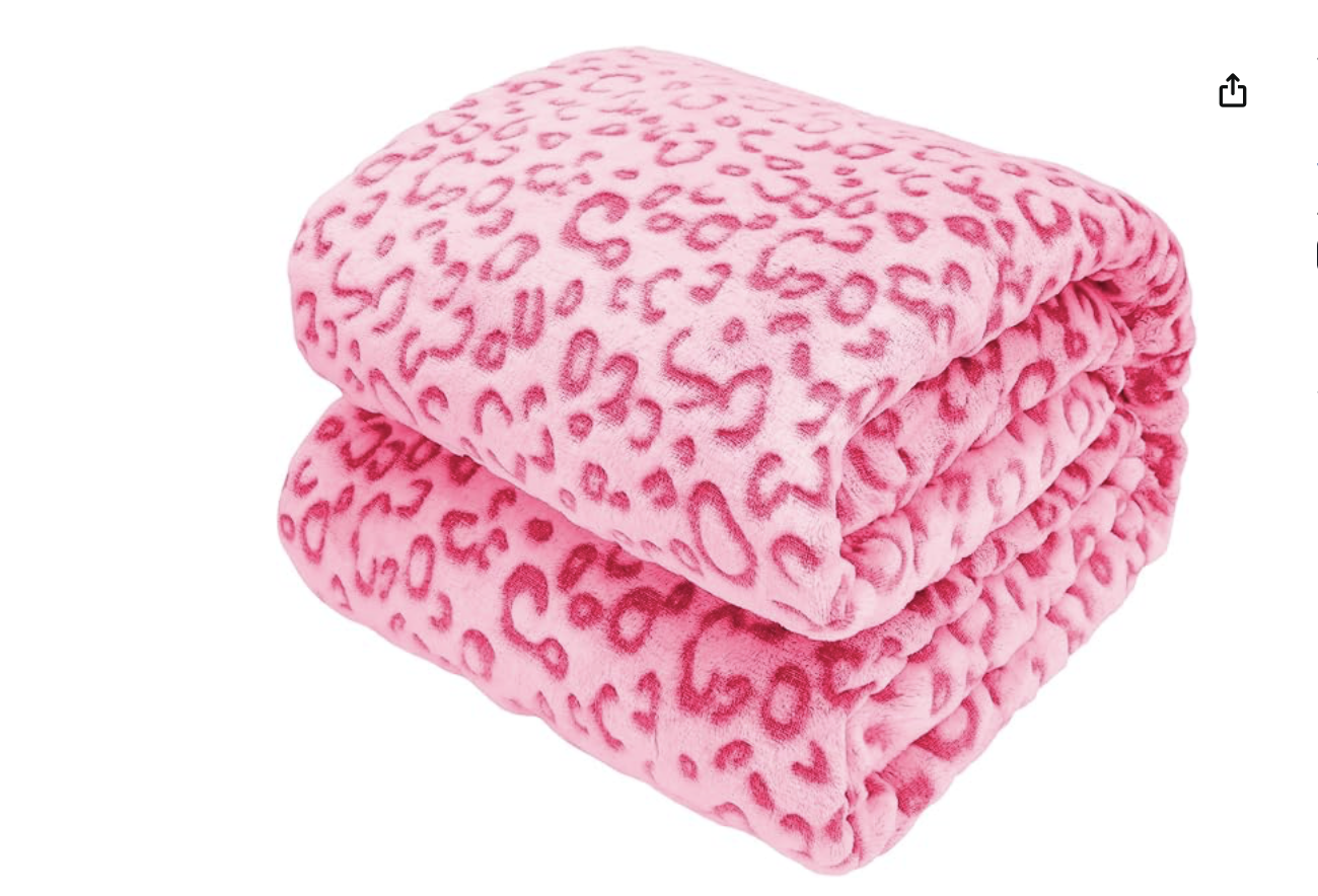 Warm Blanket Pink Soft Fleece