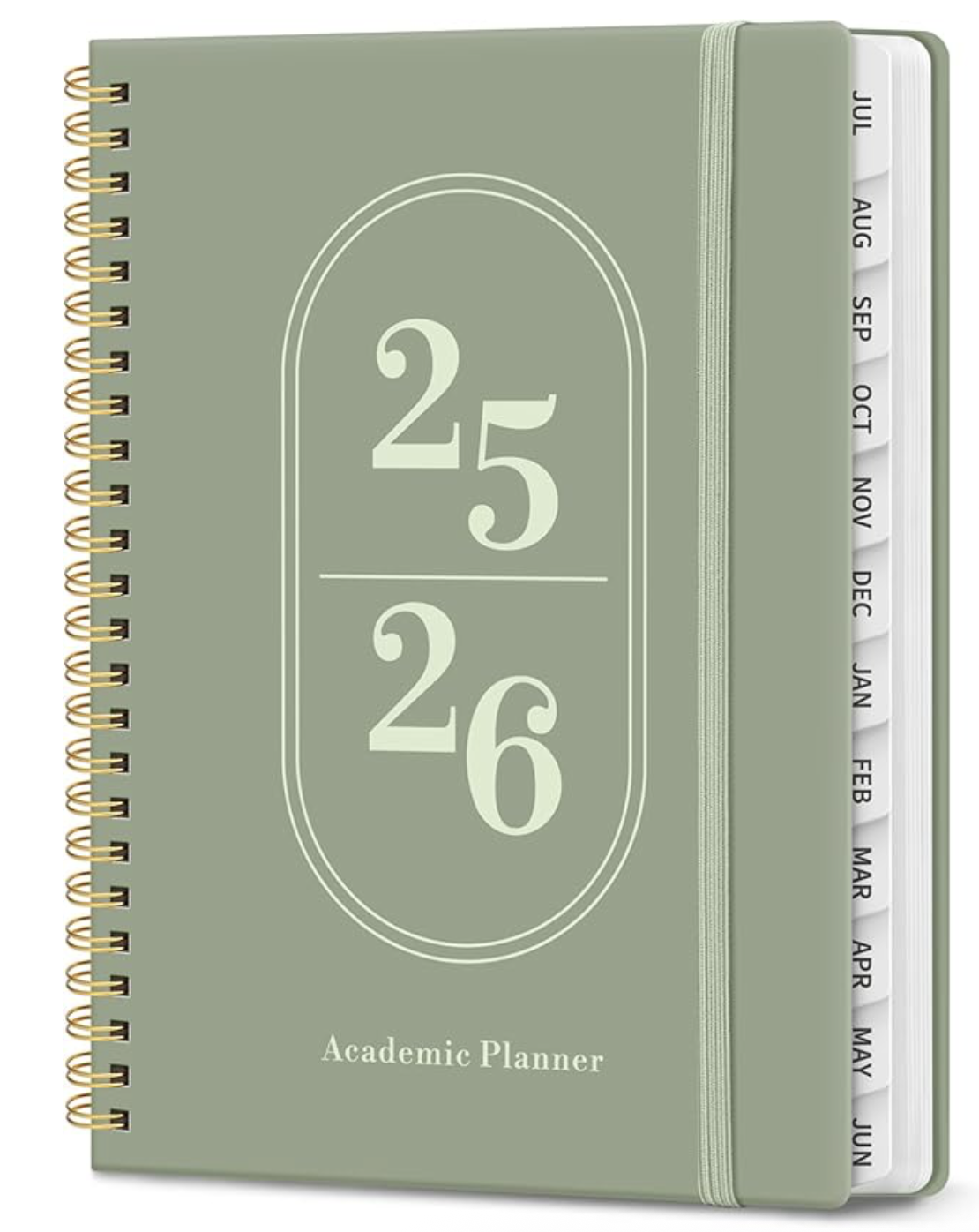 Planner 2025-2026, Academic Year Monthly and Weekly Calendar Planner, Jul 2025 - Jun 2026