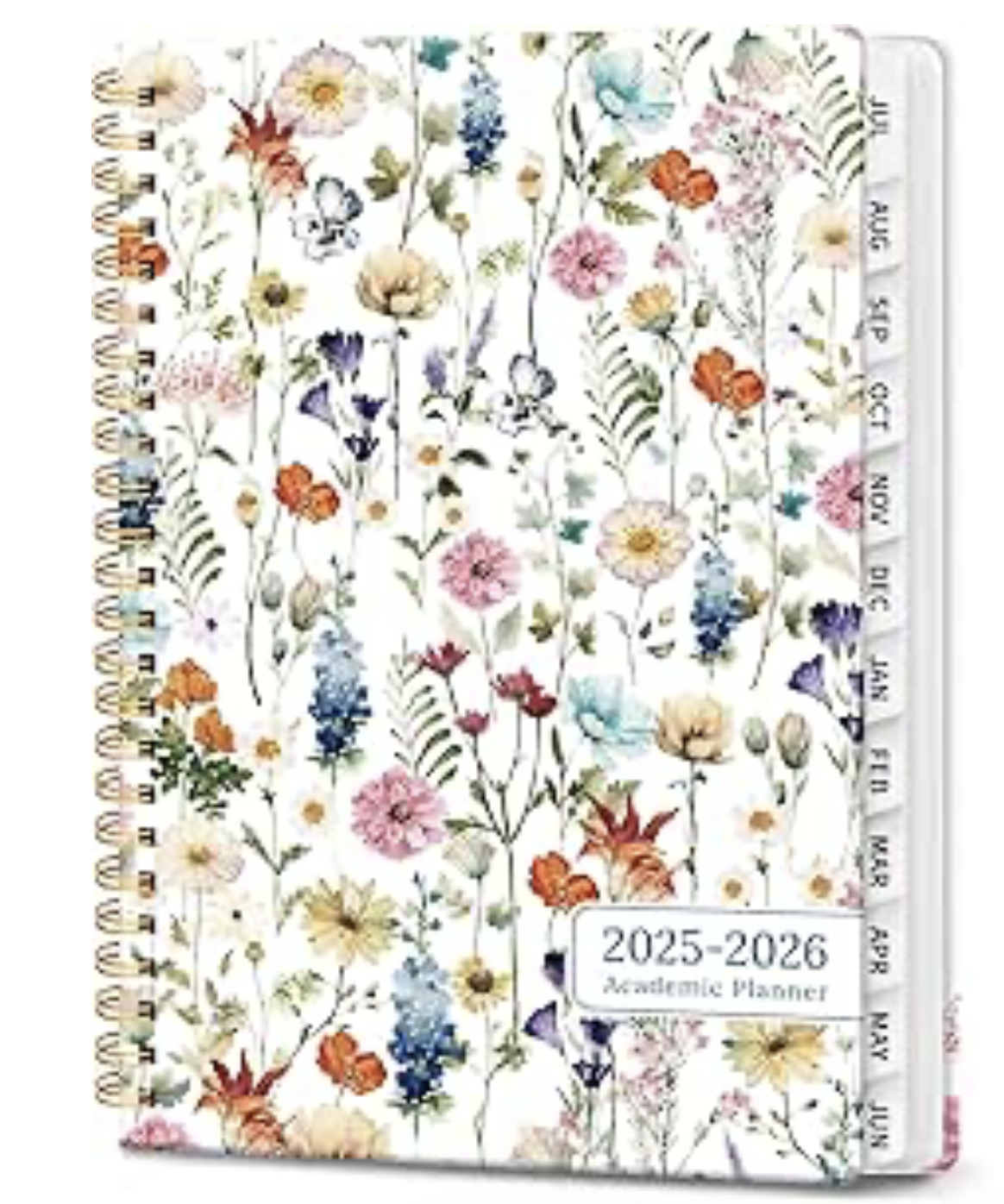 Planner 2025-2026, Academic Year Monthly and Weekly Calendar Planner, Jul 2025 - Jun 2026