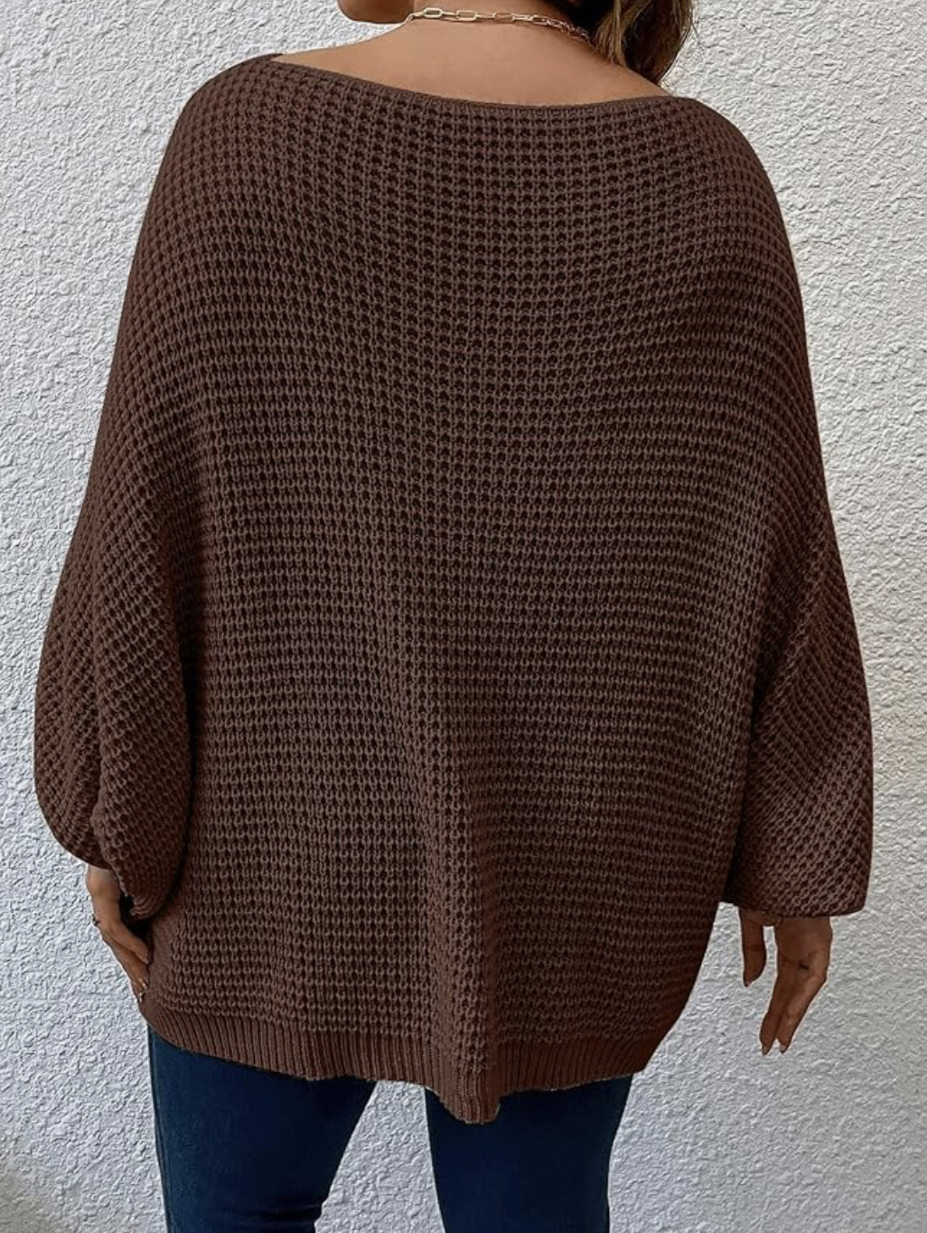 SOLY HUX Women's Plus Size Crewneck Long Sleeve Casual Oversized Sweater Pullover Tops