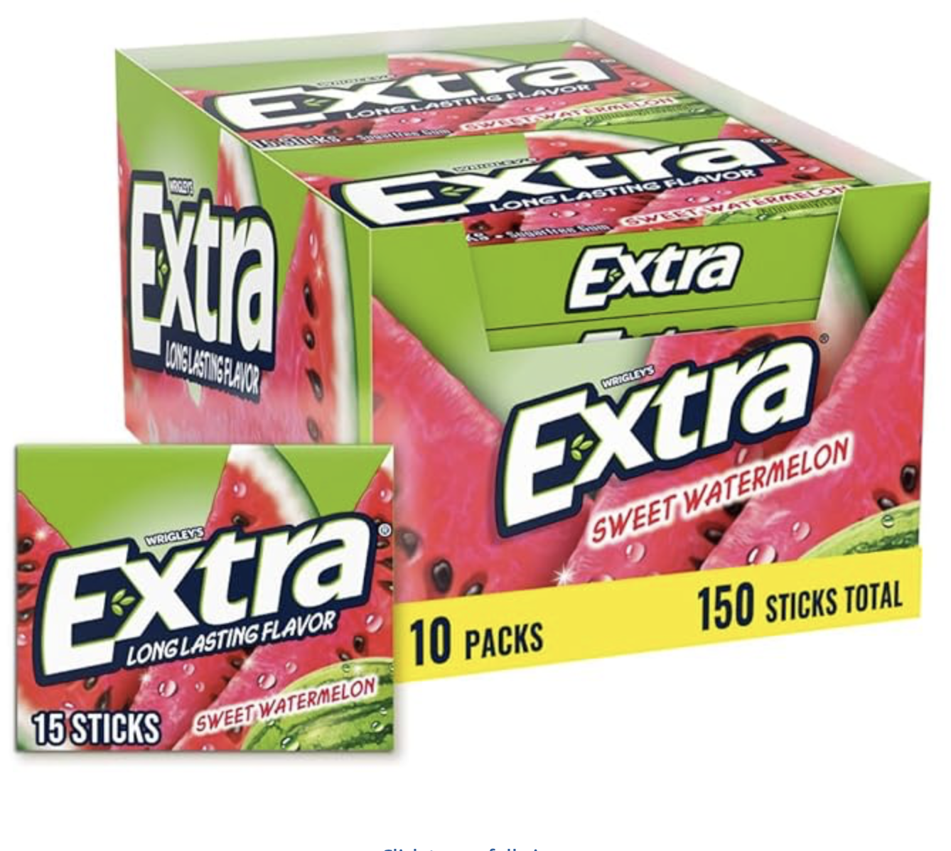 EXTRA Gum Sweet Watermelon Sugarfree Gum Bulk