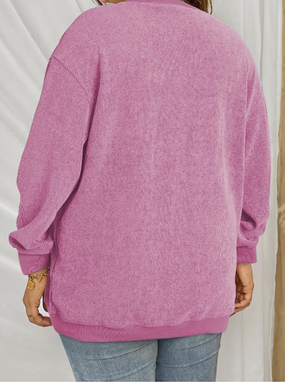 Eytino Women Plus Size Sweatshirts Long Sleeve Crew Neck Casual Oversized Soft Pullover Tops Shirts