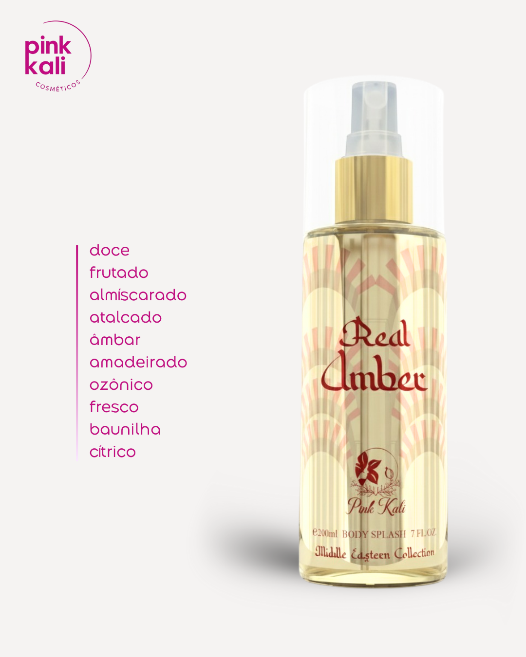 Body Splash Real Amber 200ml