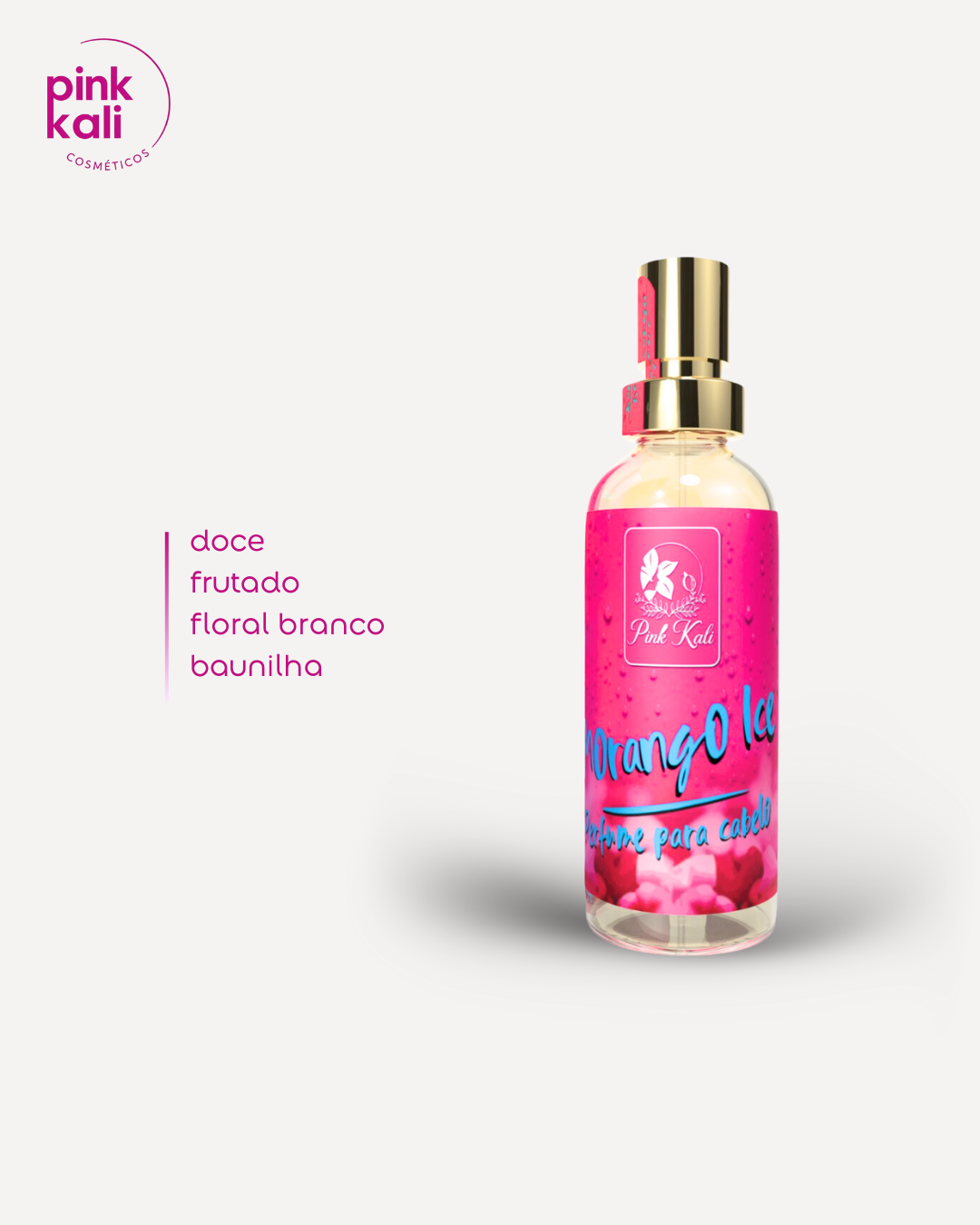 Perfume Capilar Morango Ice 15ml