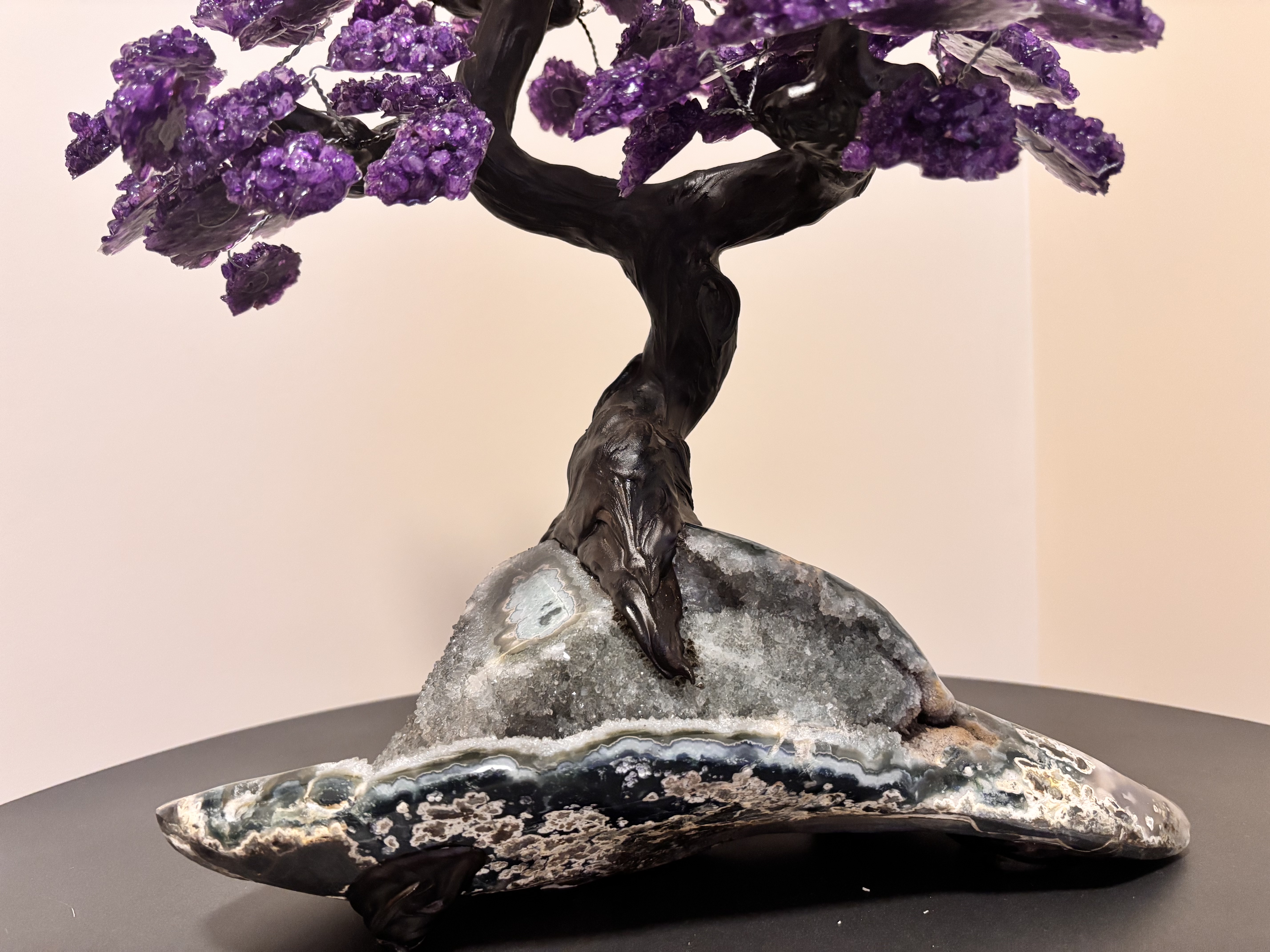 Árvore de cristais amatista