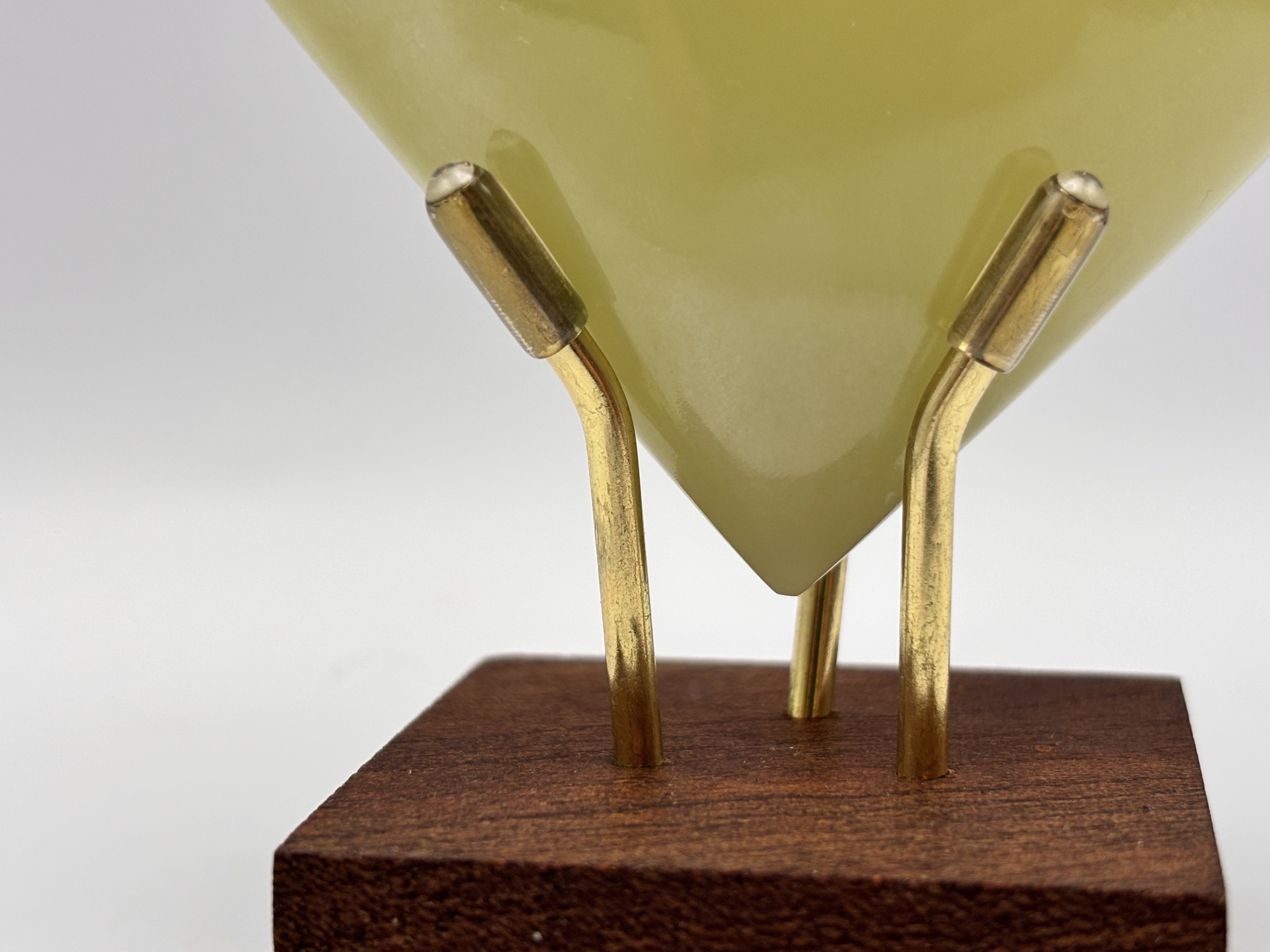 Escultura de Coração verde 