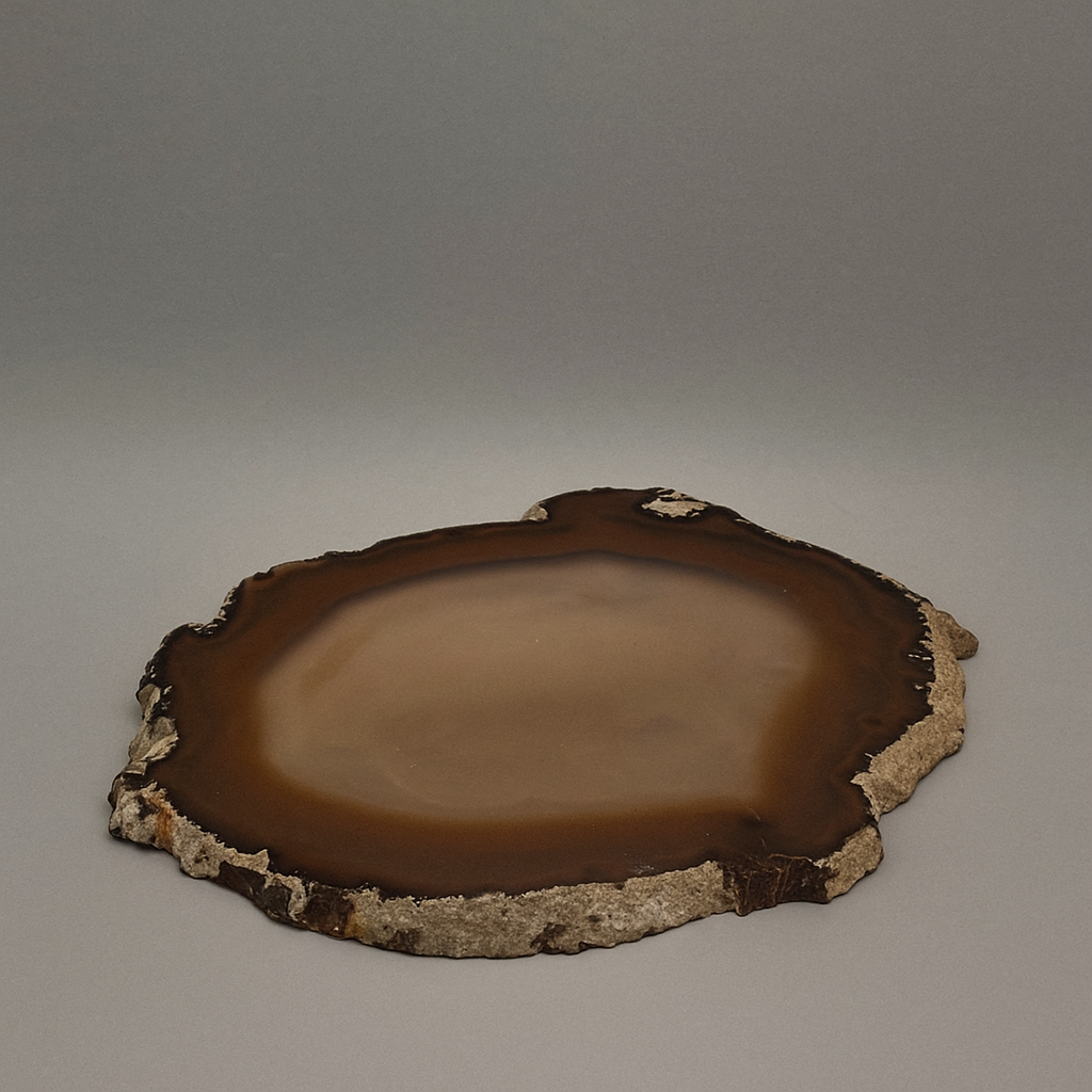 Slice de ágata natural