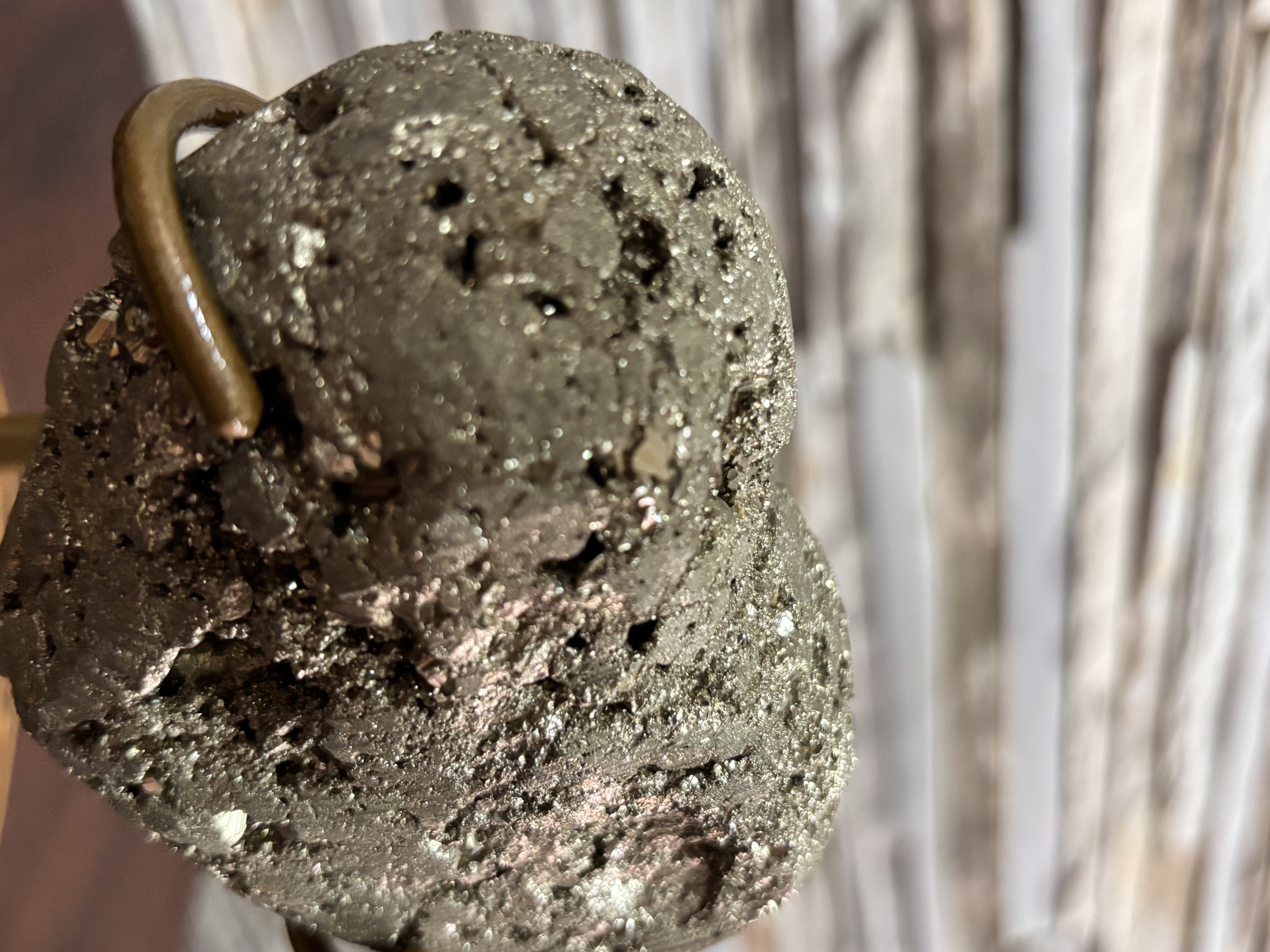 Pirita em exposição