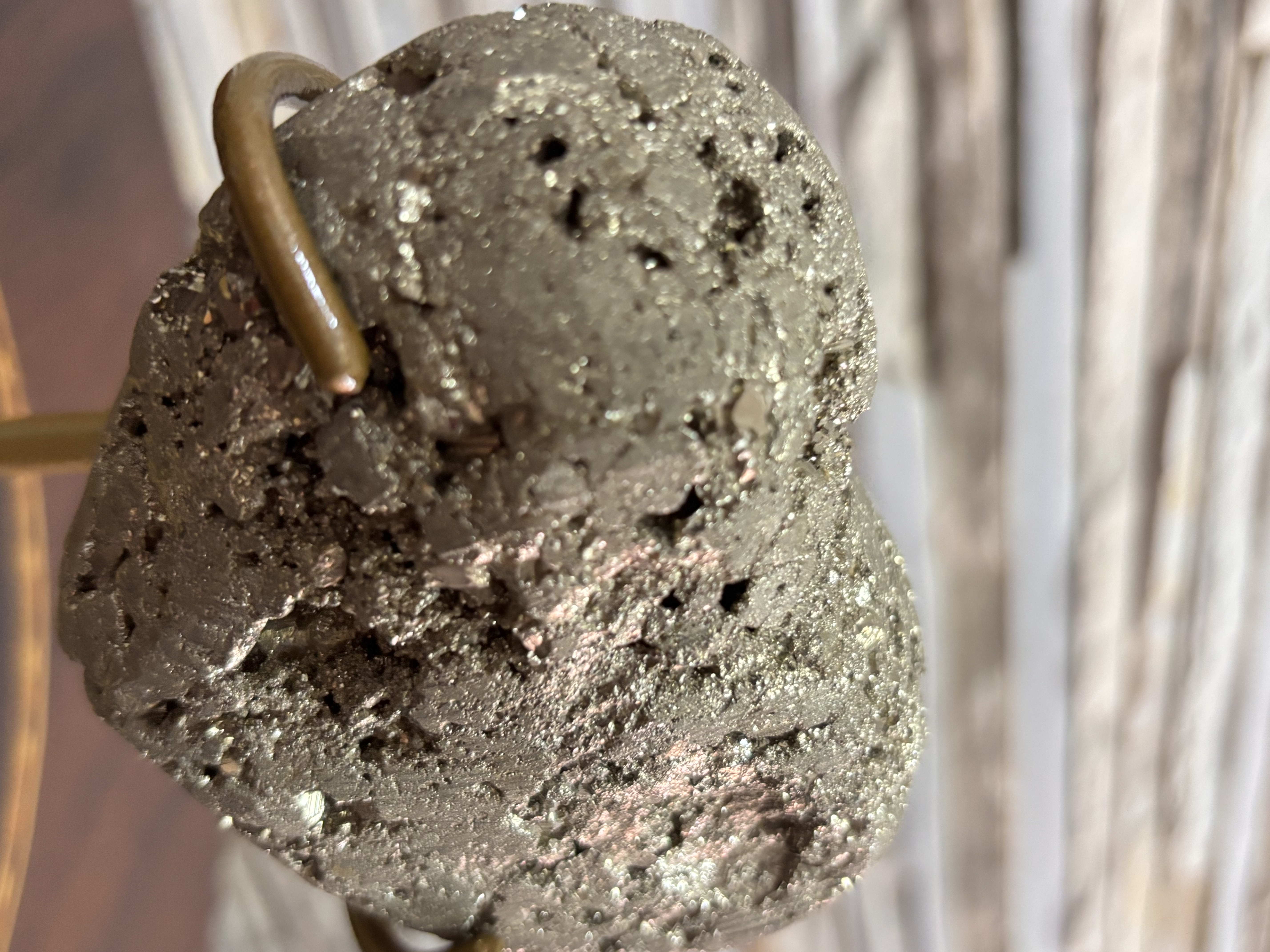 Pirita em exposição