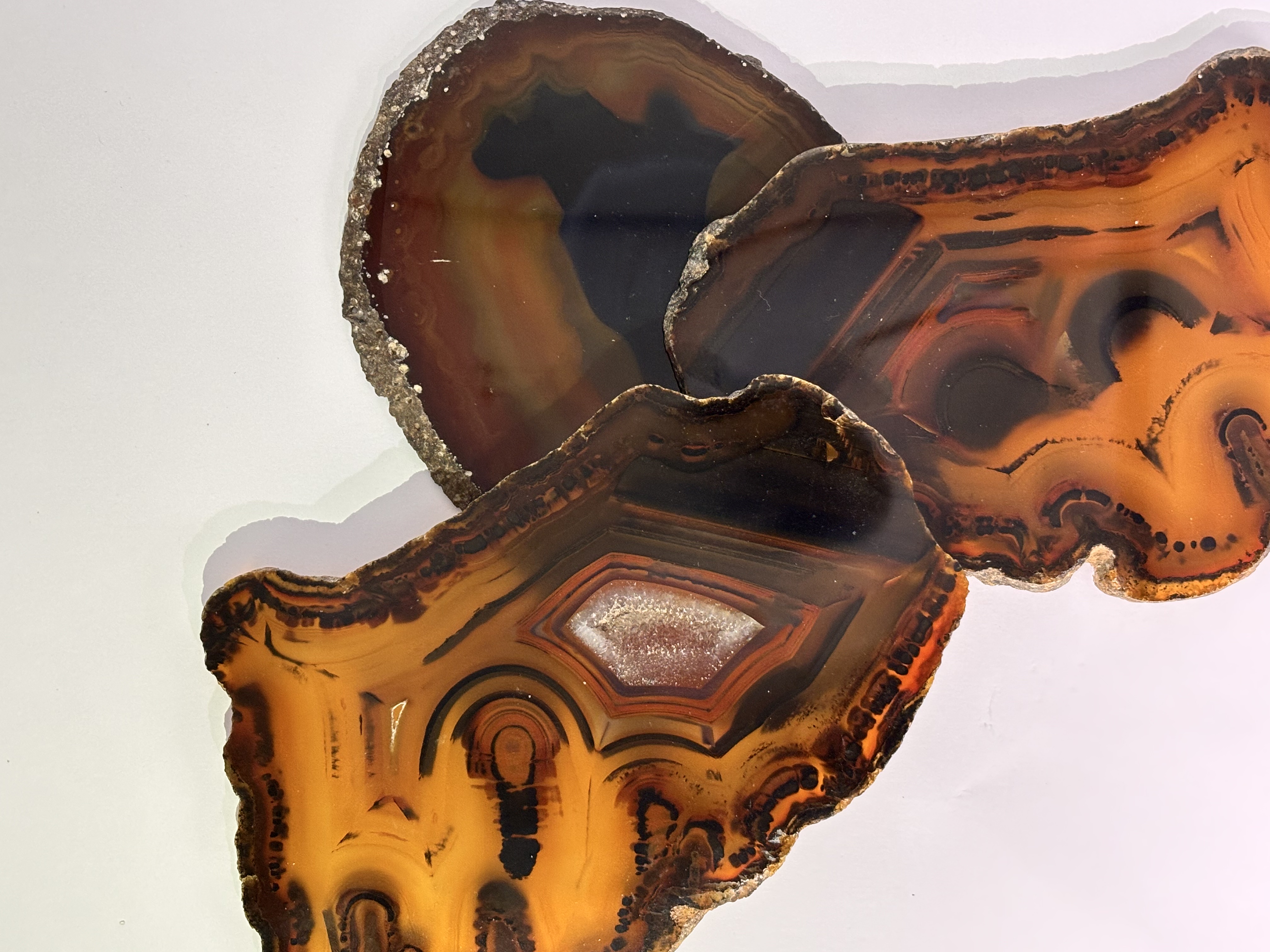 Fatia de Ágata Polida