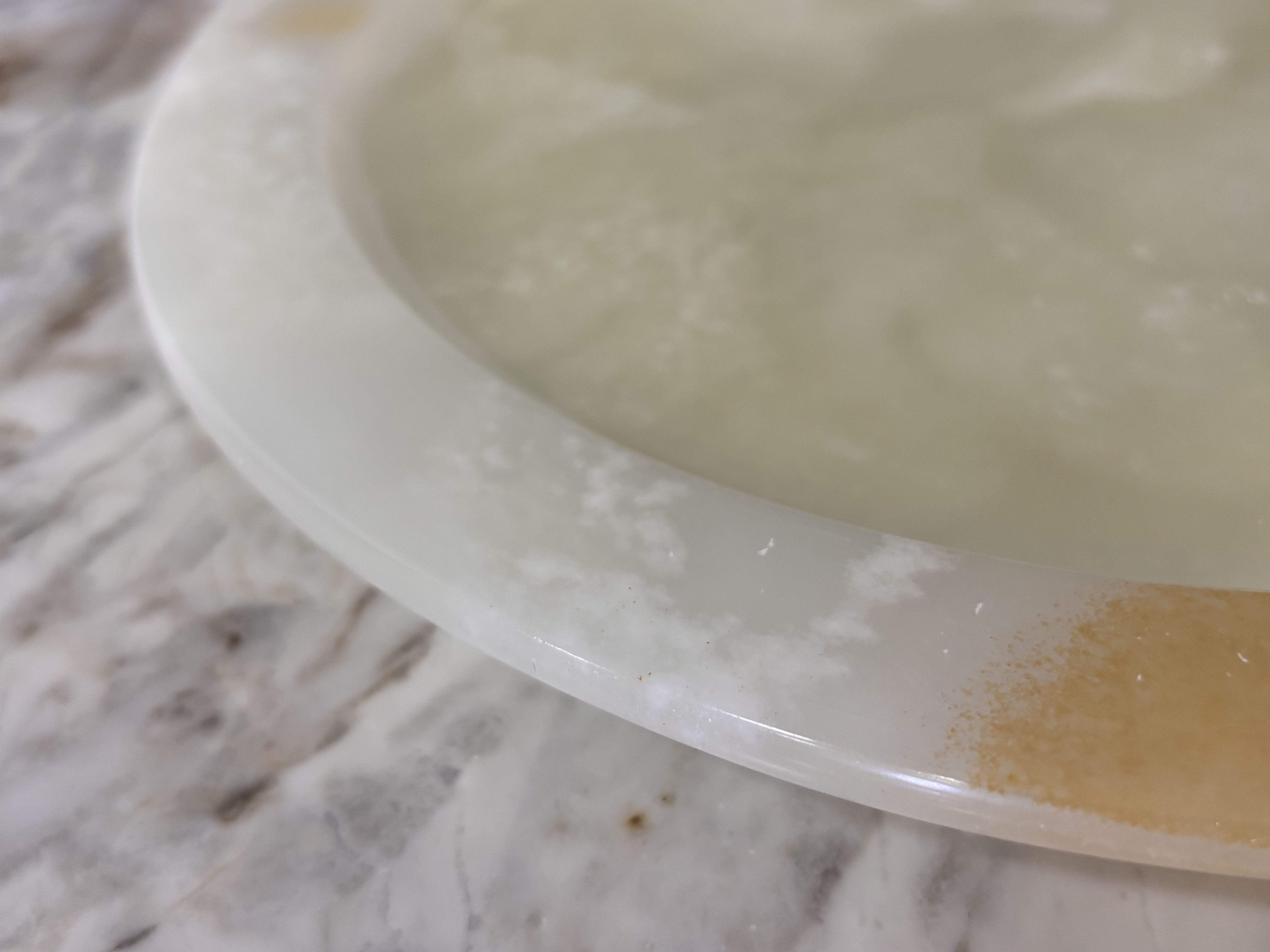 Prato Decorativo de Pedra ônix 