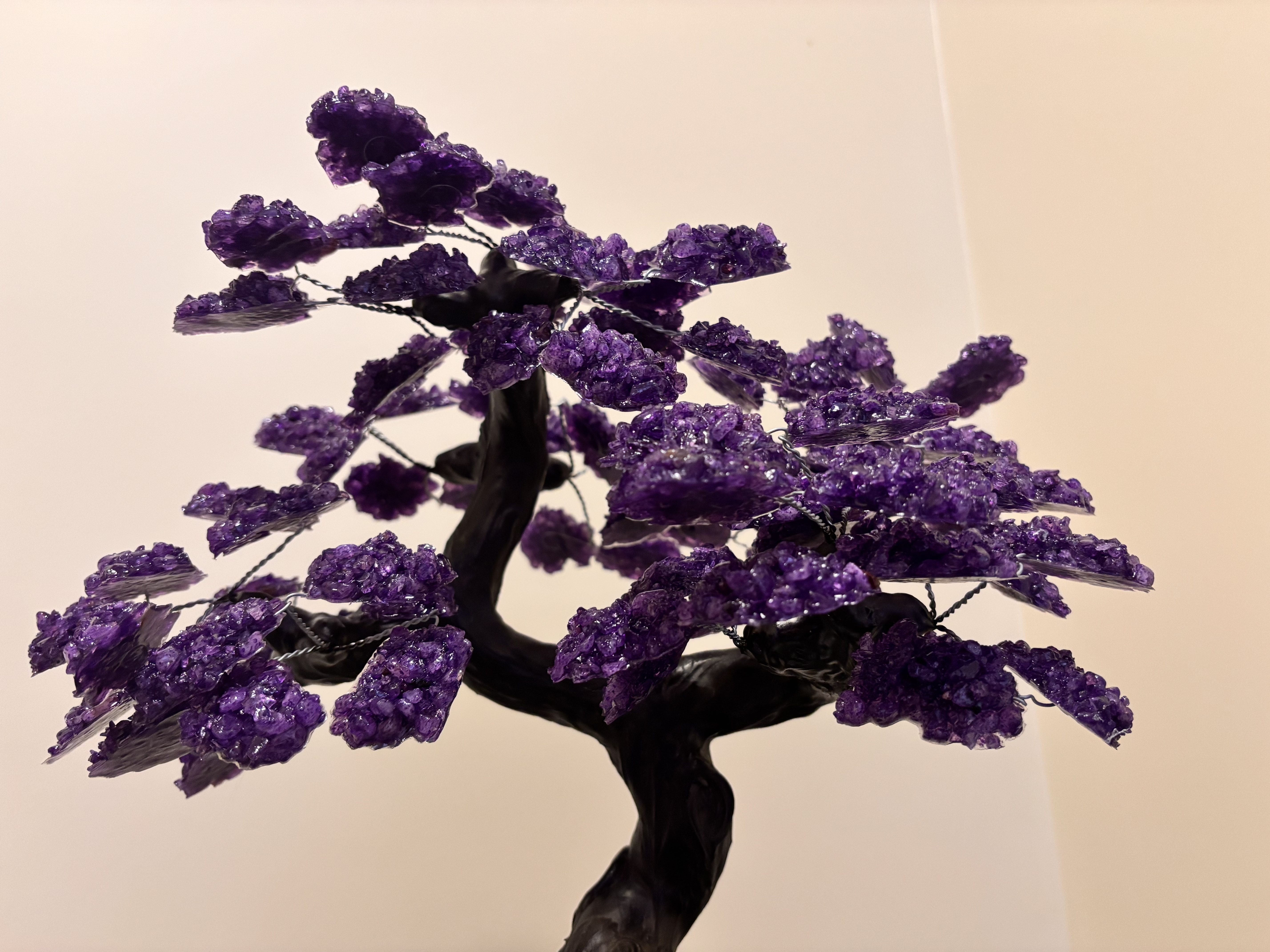 Árvore de cristais amatista